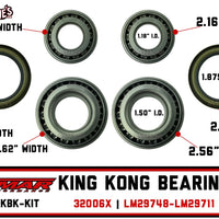 Jamar King Kong Wheel Bearing Kit | KKBK-KIT