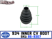 934 CV Boot - Tapered | Flange Mount | EMPI 86-9307