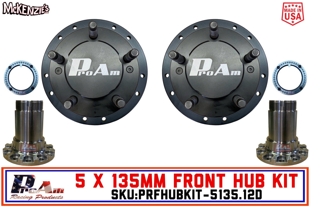 ProAm 5 on 135mm Front Prerunner Truck Hubs | 12-Bolt DANA Snouts | IronMan Series