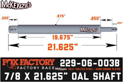 229-06-003B Fox Shock Shaft