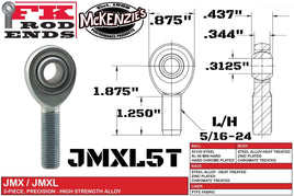 FK BEARING JMXL5T 5/16 HEIM