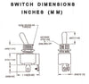 K4 Sealed Toggle Switches - Single Pole