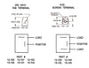 K4 Sealed Toggle Switches - Single Pole