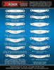 Racing Optics XStack Clear Tearoffs (14 Model Options)