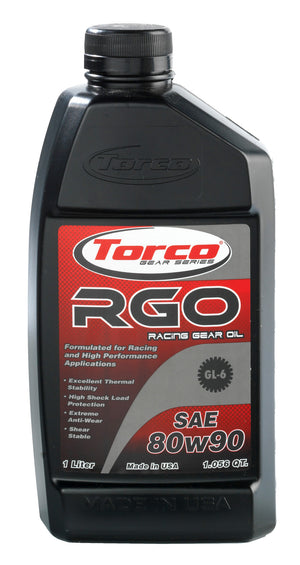 RGO 80W90 Gear Oil - Torco Racing