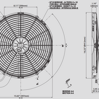 Spal 30102120 Puller Fan VA18-AP70/LL-86A