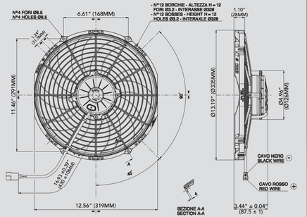 Spal 30102030 Pusher Fan VA10-AP70/LL-61S