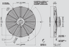 Spal 30102055 Pusher Fan VA08-AP70/LL-23MS