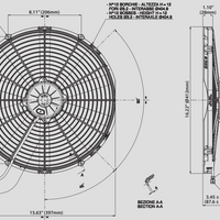 Spal 30102047 Pusher Fan VA18-AP70/LL-86S