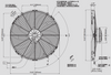 Spal 30102048 Pusher Fan VA18-AP71/LL-42S