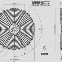 Spal 30102048 Pusher Fan VA18-AP71/LL-42S