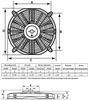 Perma-Cool Std. Electric Fan 19122, (12") 2300 CFM