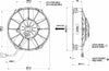 Spal 30102053 Pusher Fan VA02-AP70/LL-40S