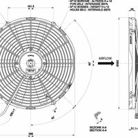 Spal 30100385 Puller Fan VA08-AP10/C-23A