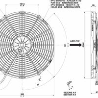 Spal 30102041 Puller Fan VA08-AP70/LL-23MA