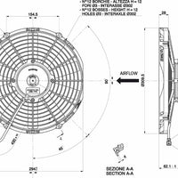 Spal 30101502 Pusher Fan VA09-AP50/C-27S