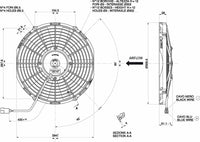 Spal 30100365 Pusher Fan VA09-AP8/C-27S