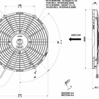 Spal 30101505 Pusher Fan VA10-AP50/C-25S