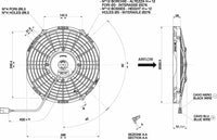 Spal 30100360 Puller Fan VA11-AP8/C-29A