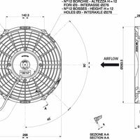 Spal 30100374 Pusher Fan VA11-AP8/C-29S