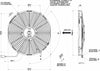 Spal 30100399 Pusher Fan VA13-AP9/C-35S