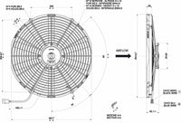 Spal 30101516 Puller Fan VA18-AP51/C-41A