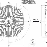 Spal 30101516 Puller Fan VA18-AP51/C-41A