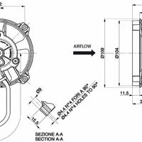 Spal 30103018 4" Puller Fan VA32-A101-62A