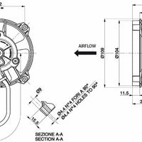 Spal 30103009 4" Pusher Fan VA32-A101-62S